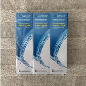 3-Pack ICEPURE RWF1200A Refrigerator Water Filter LG LT700P & Kenmore 9690 NEW